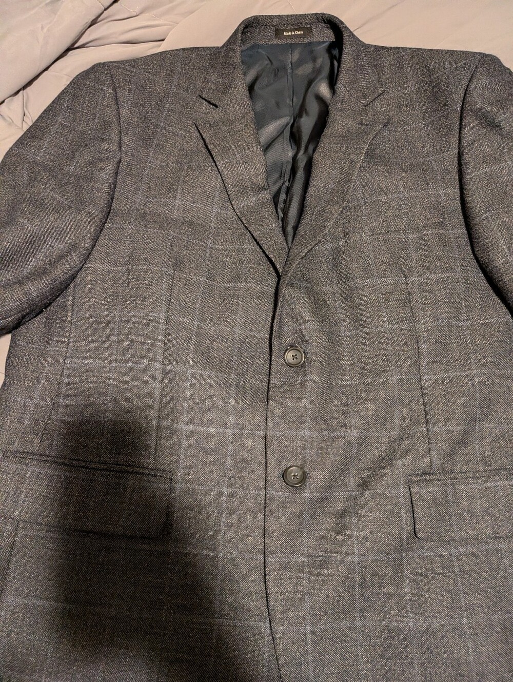 44 R Blue Pronto Uomo Platinum Blazer